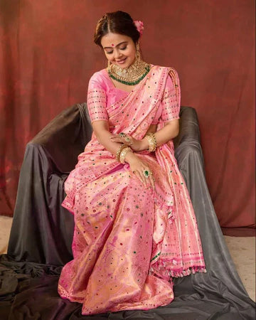 Regal Festive Looks: New Beautiful Soft Sarees With Blouse