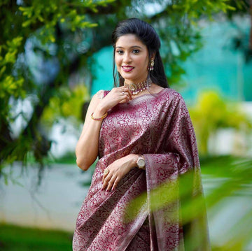 Graceful and Glamorous: New Banarasi Silk Sarees With Blouse