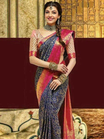 Timeless Ethnic Charm: Indian South Banarasi Sarees With Blouse