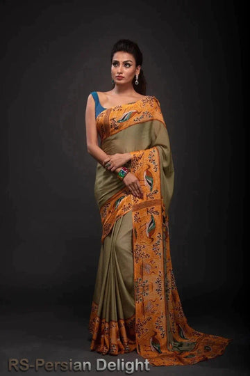 A Touch of Glamour: Designer And Classed Sarees With Blouse