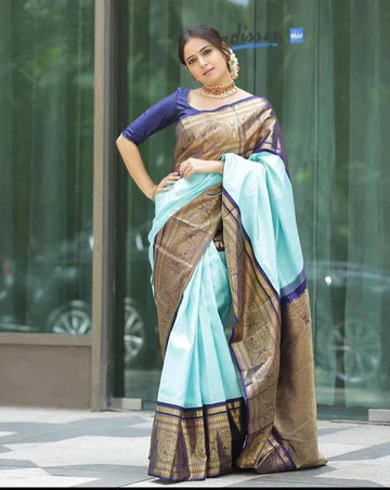 Regal and Rich: New South Banarasi Sarees With Blouse
