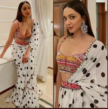 Unique Partywear Glamour: New Unique Sarees With Blouse