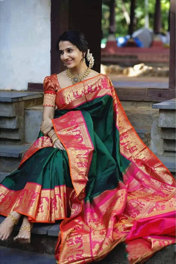 Enchanting Artistry: New South Banarasi Sarees With Blouse