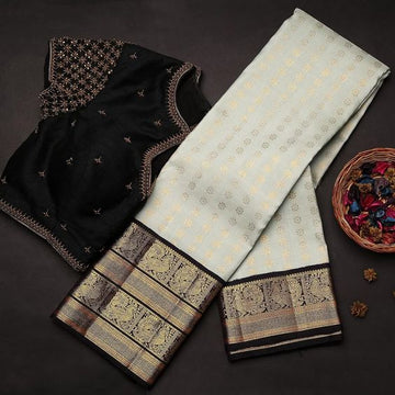 Luxurious Georgette: New Partywear Sarees with Heavy Blouse